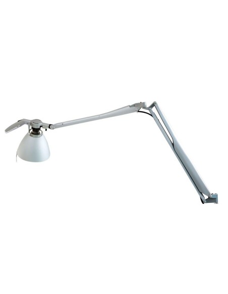 Luceplan 1D33NSPI00AA Fortebraccio wall spotlight 60W E14 int. metal aluminum color (supplied without clamp)